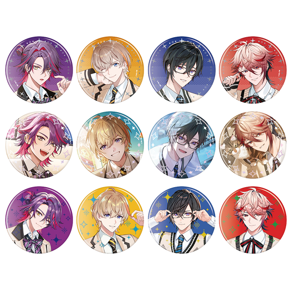 ランダム箔押し缶バッジ