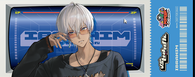 チケット風カード イブラヒム