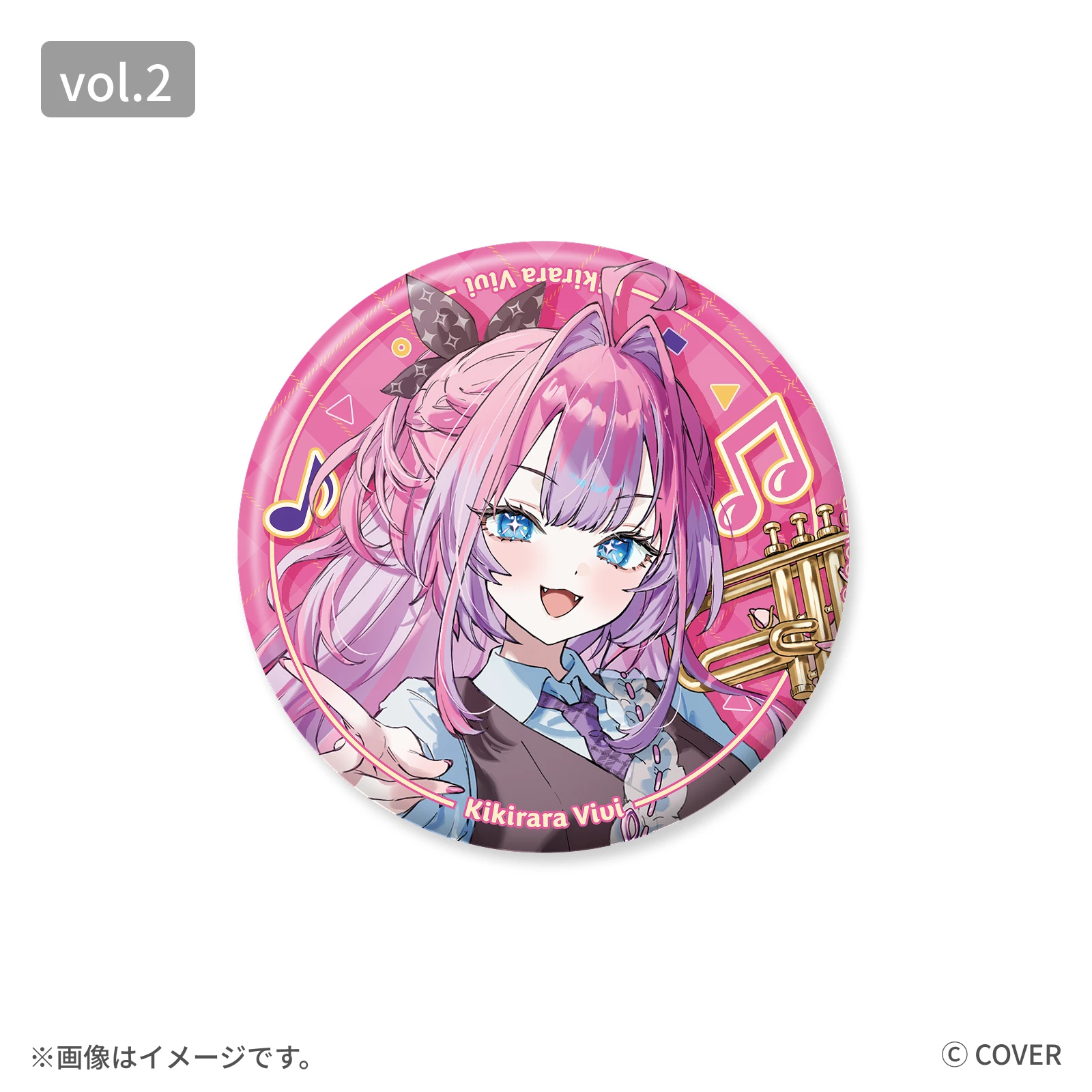 綺々羅々ヴィヴィ 缶バッジ