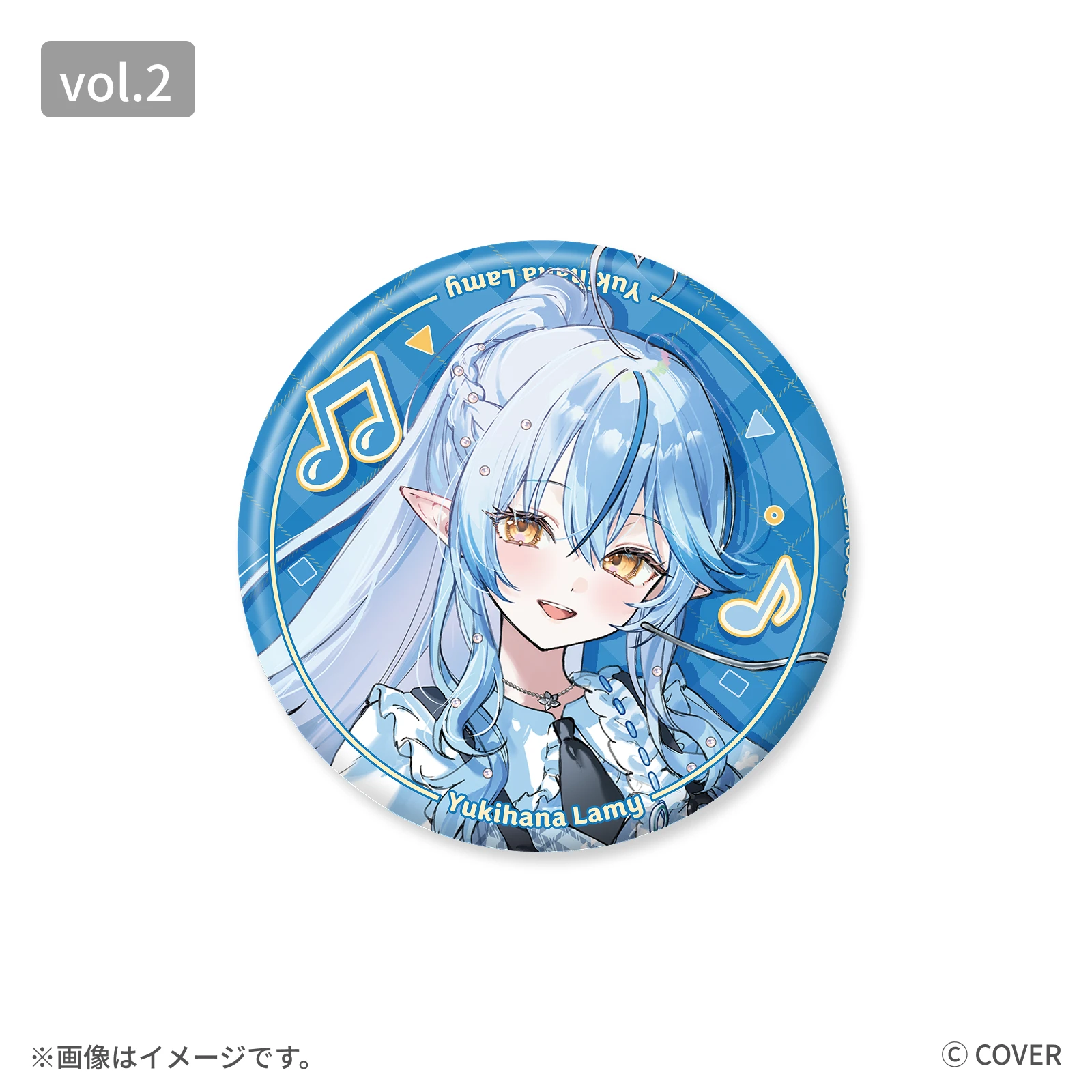 雪花ラミィ 缶バッジ