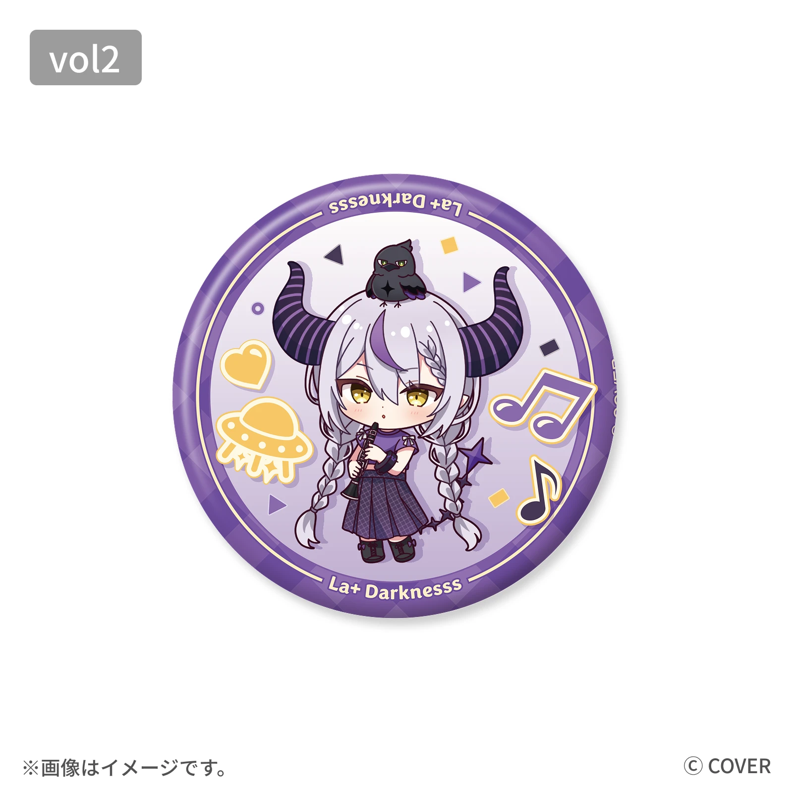 ラプラス・ダークネス 缶バッジ デフォルメver.