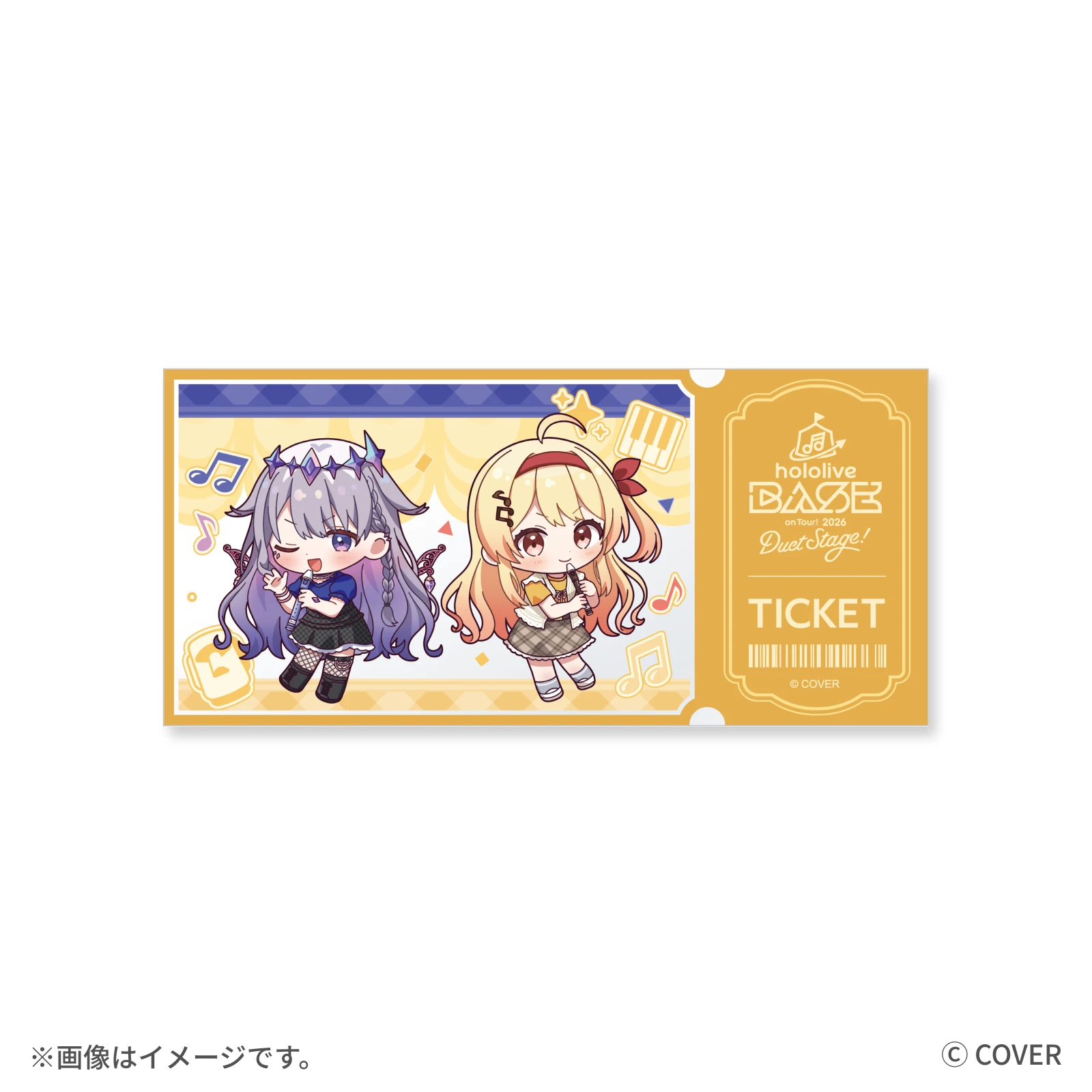 古石ビジュー 音乃瀬奏 チケット風クリアカード