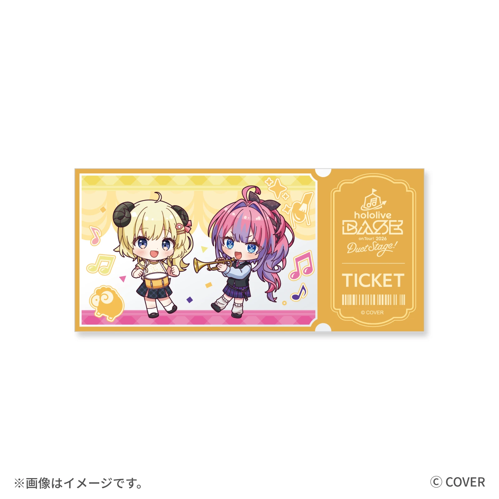 角巻わため 綺々羅々ヴィヴィ チケット風クリアカード