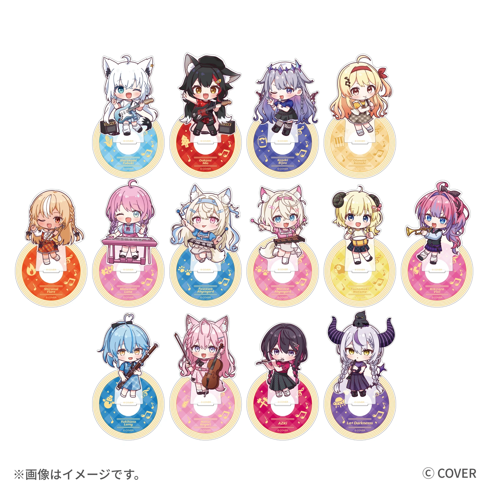 CD風アクリルスタンド