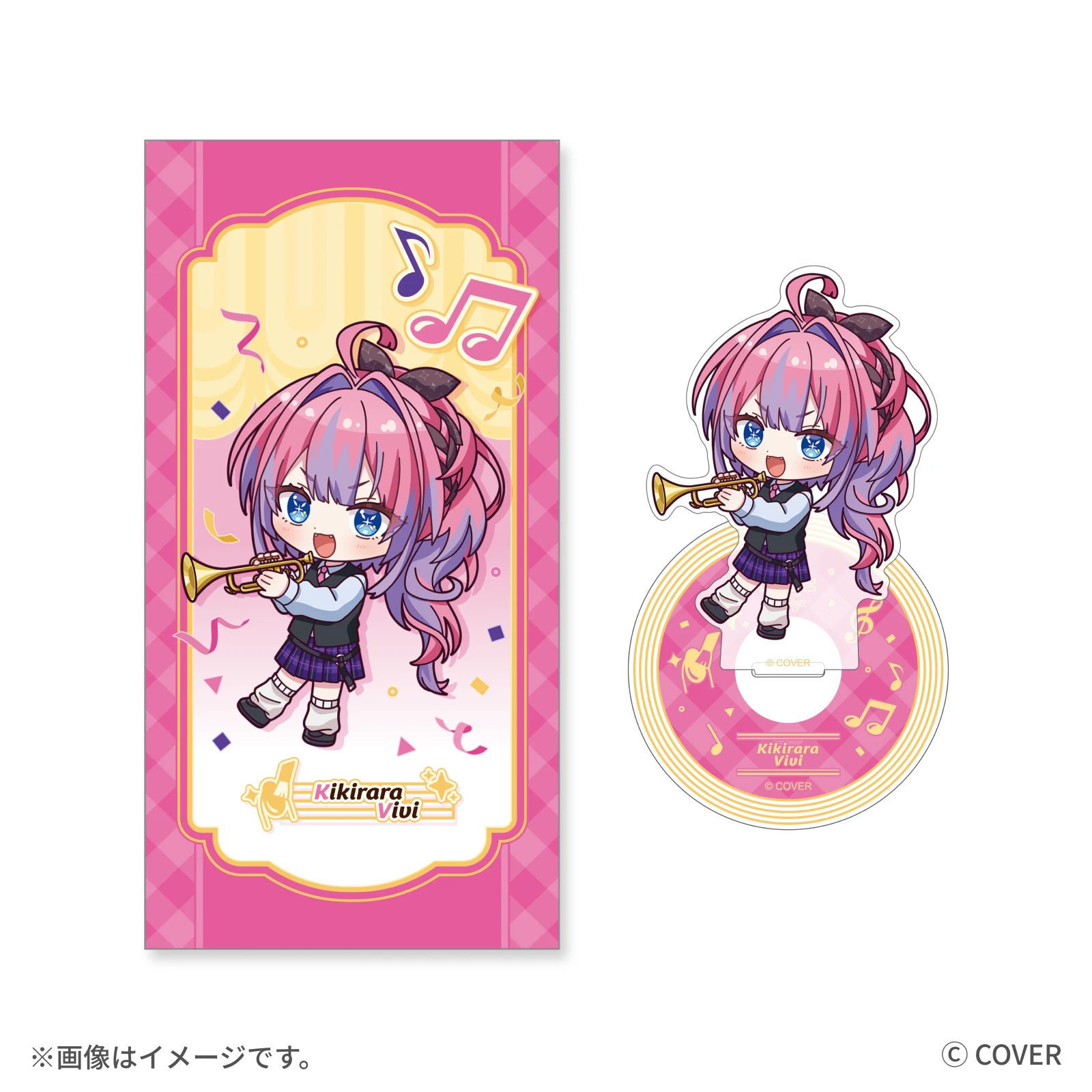 綺々羅々ヴィヴィ CD風アクリルスタンド