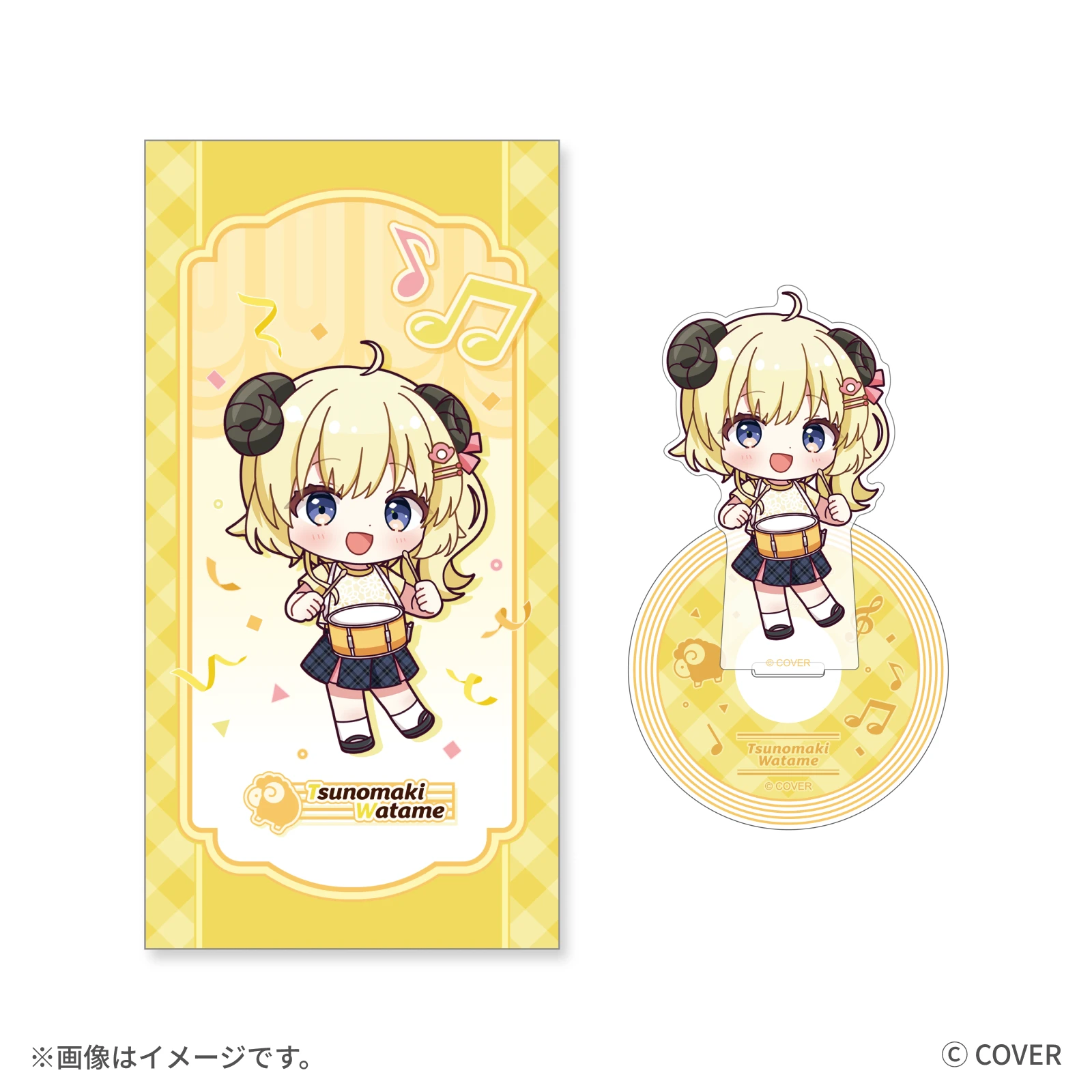 角巻わため CD風アクリルスタンド