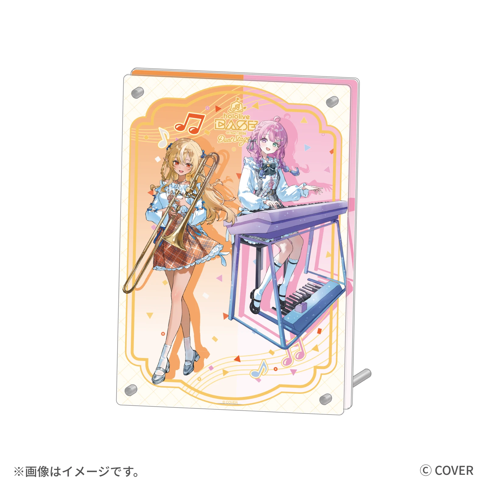 不知火フレア 姫森ルーナ 2層アクリルパネル