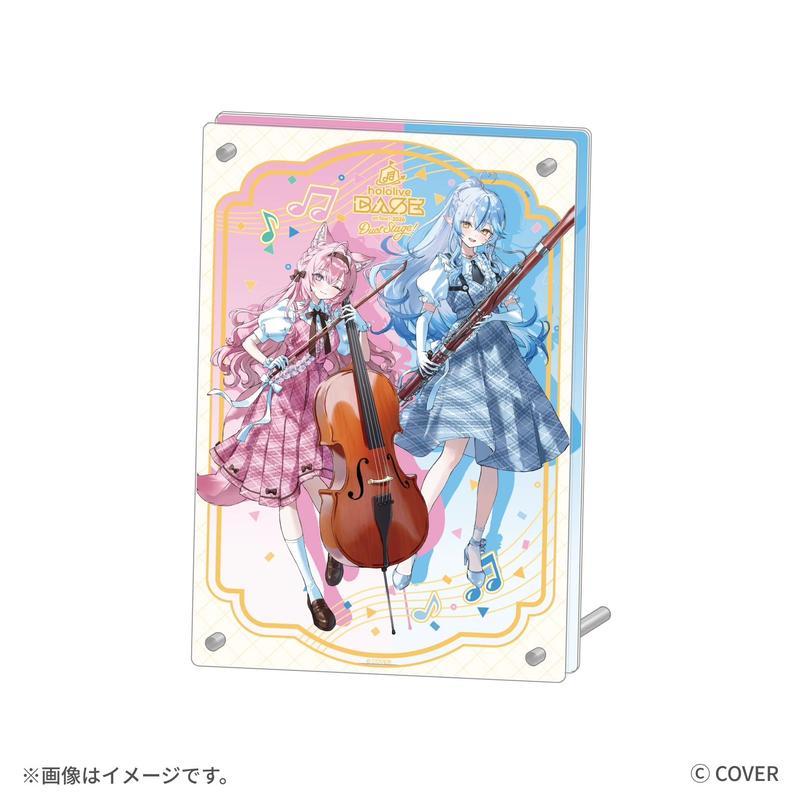 雪花ラミィ 博衣こより 2層アクリルパネル