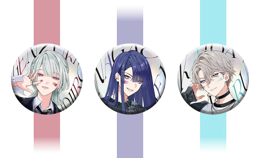 VΔLZ×iCouleur 缶バッジ